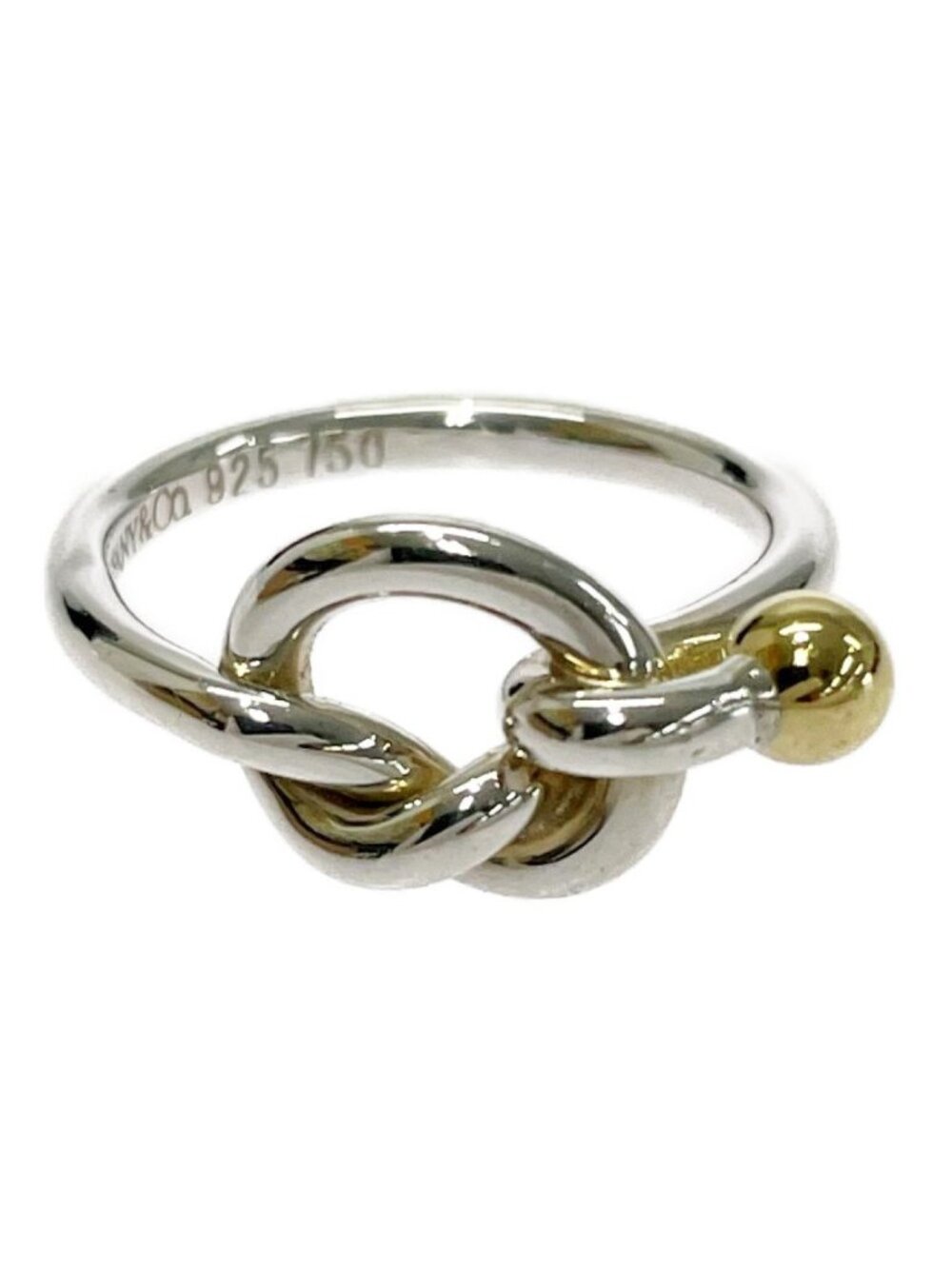 Tiffany & Co Silver Love Knot Ring